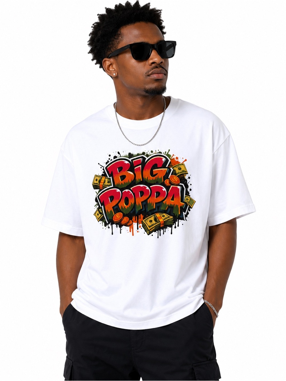 Men’s Graphic T-Shirt Bundle (4 Pack) Size Large | Brand New | 100% Cotton